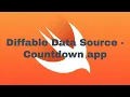 Diffable Data Source - Countdown app