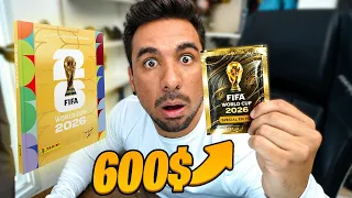 ABRI O PACK DE 600$ do ALBUM DA COPA DO MUNDO 2026 !!