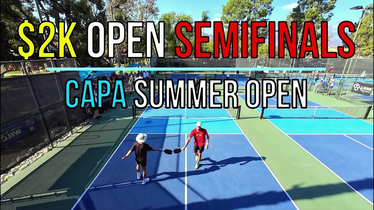 $2k Open Doubles Semifinals Nate(5.5)/Mark(5.3) vs Aaron(5.3)/Matt(4.9) CAPA Summer Open