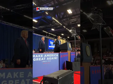 🇺🇸 Texas Goes Crazy with Marco Rubio at Trump Rally in Lubbock, Texas
