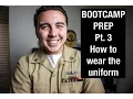 Navy Bootcamp Prep Pt 3 How to wear the uniform