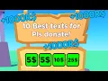 10 Best Text Ideas for Pls Donate PART 2
