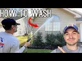 How To Pressure Wash A House Start To Finish