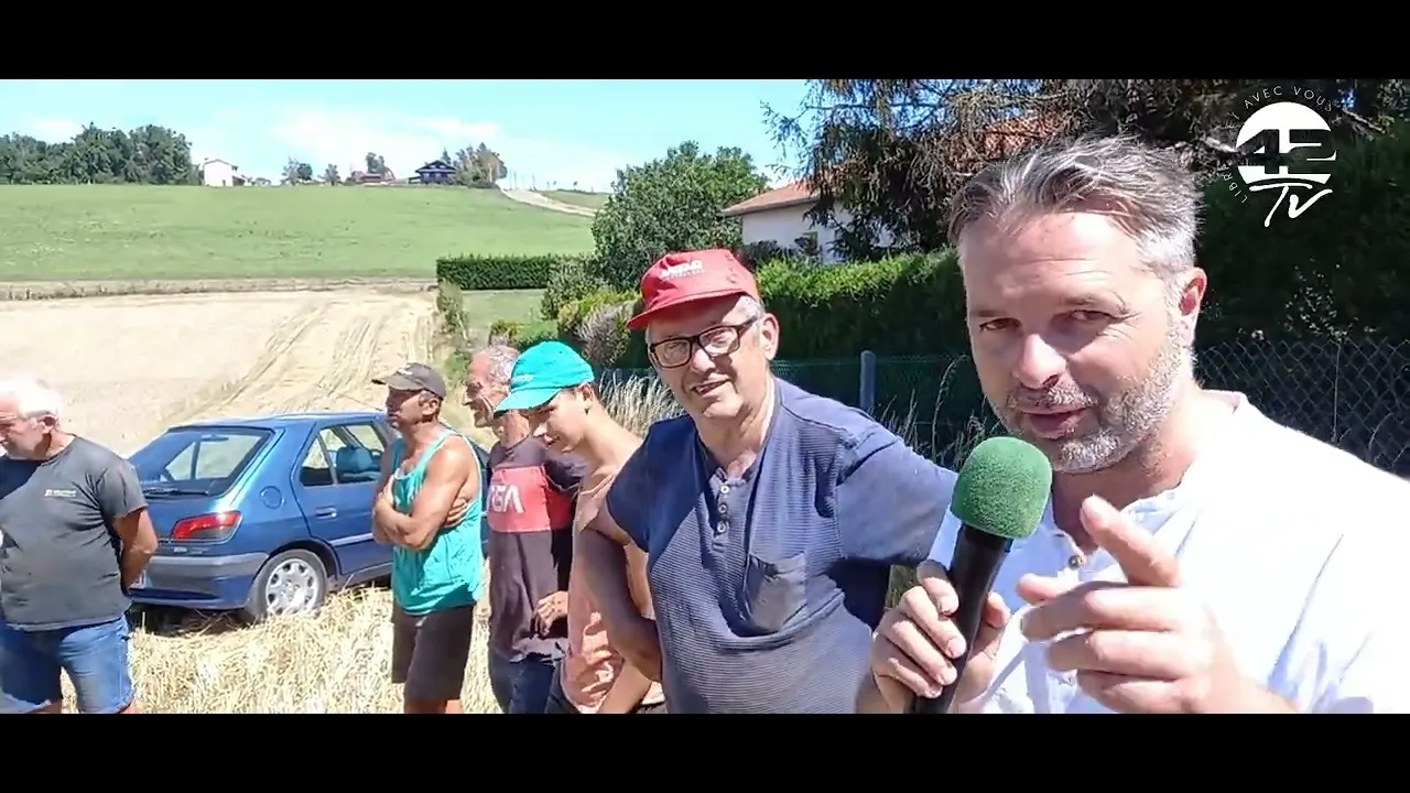 ⁣Vivez la moisson comme dans les années 60