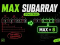Master Kadane s Algorithm in 10 Minutes Max Subarray LC 53