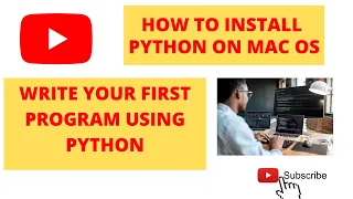 HOW TO INSTALL PYTHON ON macOS MONTEREY WRITING FIRST PYTHON PROGRAM I