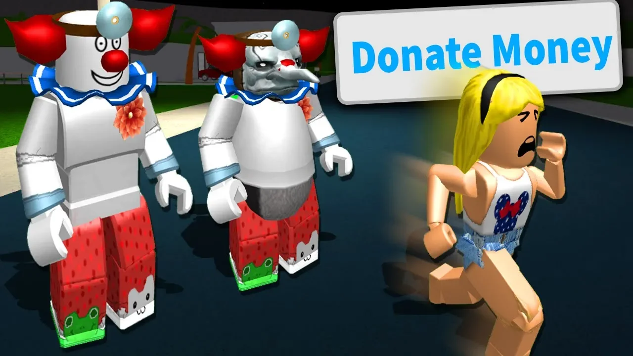 Bloxburg CLOWNS scared people into giving them MONEY