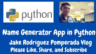 Name Generator App in Python