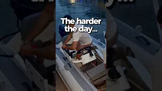 Because the best stories usually start with the hardest days. #sailing #sailinglife #boat