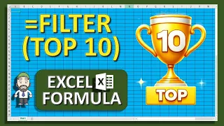 FILTER Function Excel Top 10 with Dynamic Filtering Sorting