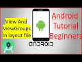 Views and View Groups - Android Studio 8