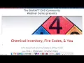 Chemical Inventory Fire Codes You - EHS Community Connection Webinar