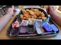 WENDYS POV 50 CHICKEN NUGGET CHALLENGE WEDNESDAYS SECRET SAUCES RELAXING EATING MUKBANG ASMR