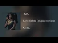 sza - love galore feat. travis scott (original version)