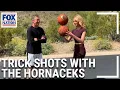 Abby Hornacek shows off her basketball skills Fox Nation