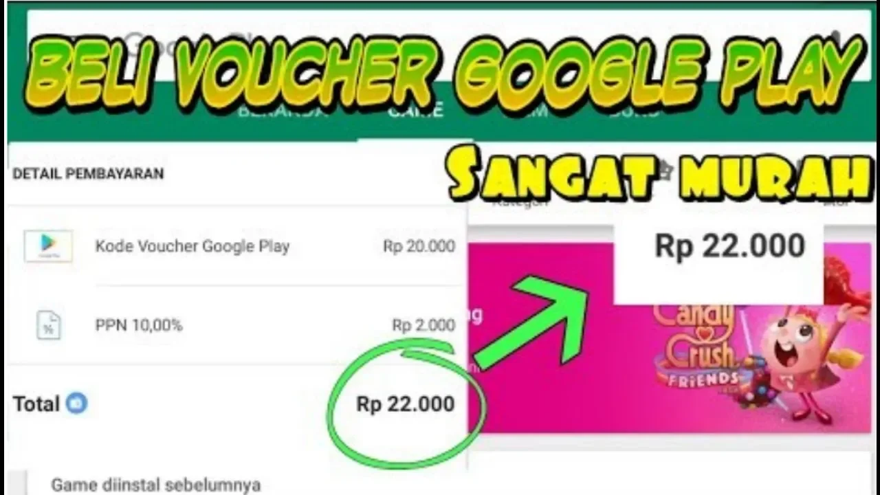 Tutorial cara top up saldo akun google play murah cuma 10 ribu di alfamart terbaru 2019