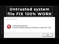 How to fix Untrusted System File easy anti cheat