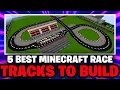 Download Lagu 5 BEST MINECRAFT RACE TRACKS TO BUILD IN 2023! (1080P)