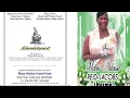 Thanksgiving service of the life of Mavis Adassa Reid-Jacobs Herma