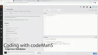 Codewars 7 kyu Coprime Validator Javascript