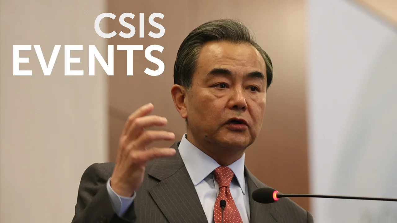 Statesmen's Forum: Wang Yi, Minister of Foreign Affairs, PRC