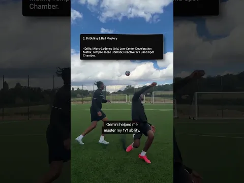 Can @GoogleGemini help me train like a professional footballer? #GooglePartner