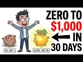 From Zero to 1 000 Emergency Fund in 30 Days