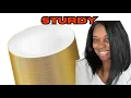 Amazon Review MUNFIX 100 Gold Plastic Plates Set