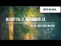 Download Lagu Murottal H. Muammar Zainal Asykin | 38. QS. Sad (Sad) 88 ayat