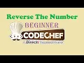 Reverse Number CodeChef