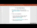 Lists using Arrays 1-4
