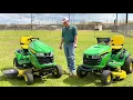 S130 vs X350 John Deere Residential Series Riding Mowers