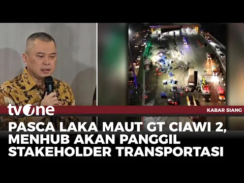 Sikap Tegas Menhub Usai Kecelakaan Beruntun 7 Kendaraan di Gerbang Tol Ciawi