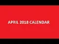 April 2018 Calendar Printable With Holidays