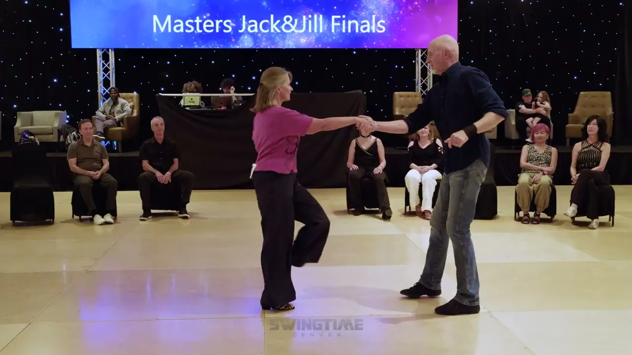 James Sisneros & Cheri Burk - 2nd place Masters Jack&Jill Finals - SwingTime Denver 2026