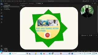 Right Angle Triangle Pattern with Python lesson 21