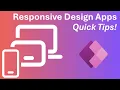 Make your Power Apps responsive with these quick tips Power Apps Responsive Design