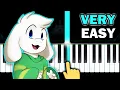 Download Lagu Undertale - His Theme - VERY EASY Piano tutorial