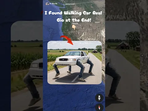I Found Walking Car Real π±πΆβπ«οΈ in google maps and google earth π #shorts #hrbro76