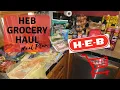 HEB WEEKLY GROCERY HAUL AND MEAL PLAN