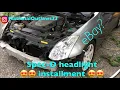 Infiniti G35 spec-d headlights install