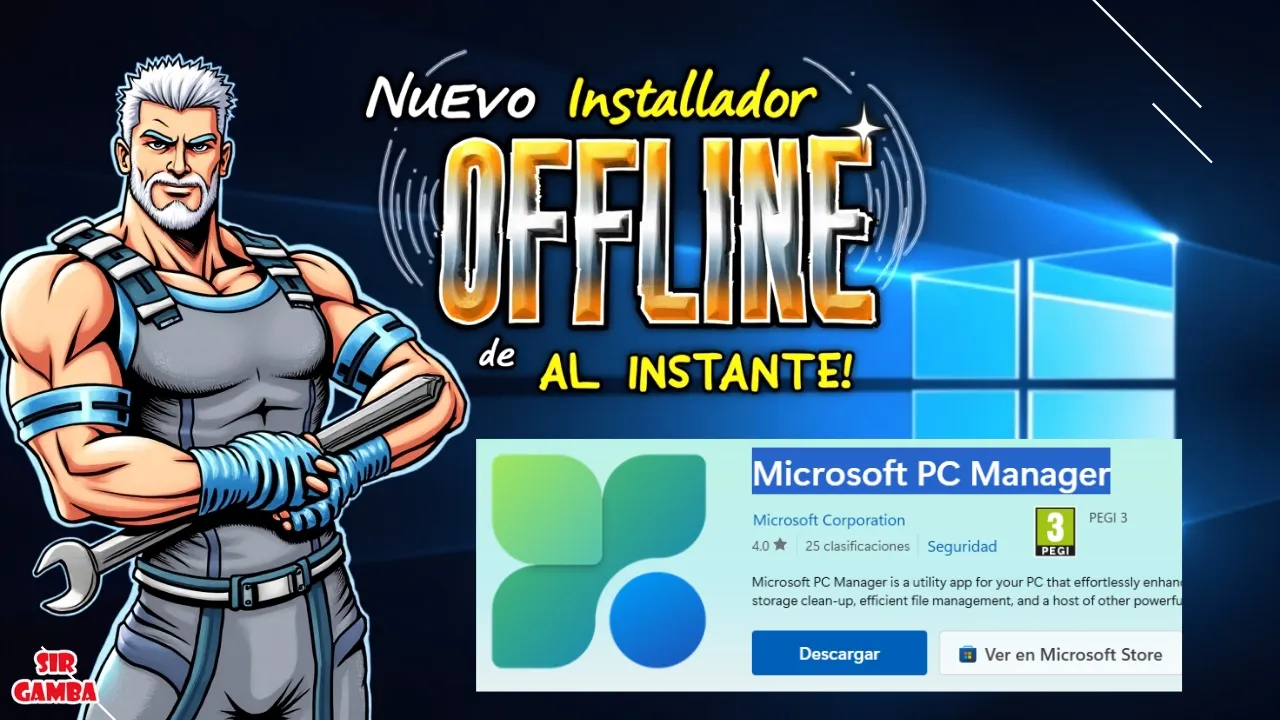 🔧 NUEVO Instalador OFFLINE de PC Manager 🔥 ¡Optimiza tu Windows AL INSTANTE!