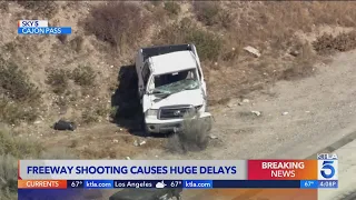 Shooting closes 15 Freeway through Cajon Pass snarling traffic