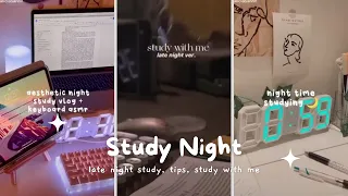 Download study with me at night🌙 late night study, tiktok compilation MP3