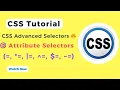 CSS Advanced Selectors Tutorial Master Attribute Selectors Today