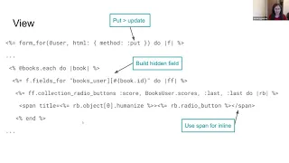 Multiple radio buttons in ruby on rails by Sarah Eggleston