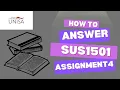 SUS1501 ASSIGNMENT 4 ANSWERS EASY STEPS 2026 SEMESTER 1