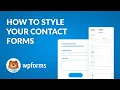 How to Style WordPress Contact Forms NO CODING REQUIRED