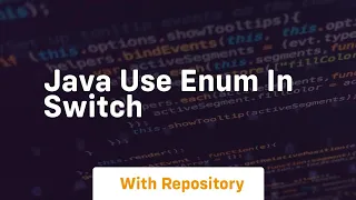 java use enum in switch