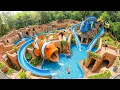 Lagu 250 Days Building a Massive Fish Themed Water Park with Multi Level Pools Using Primitive Tools